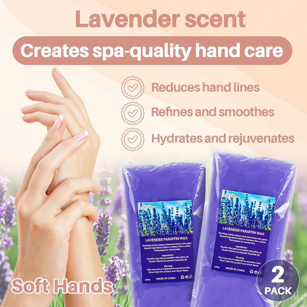 MAQIHAN lavender foot care with wax provides soothing dryness relief