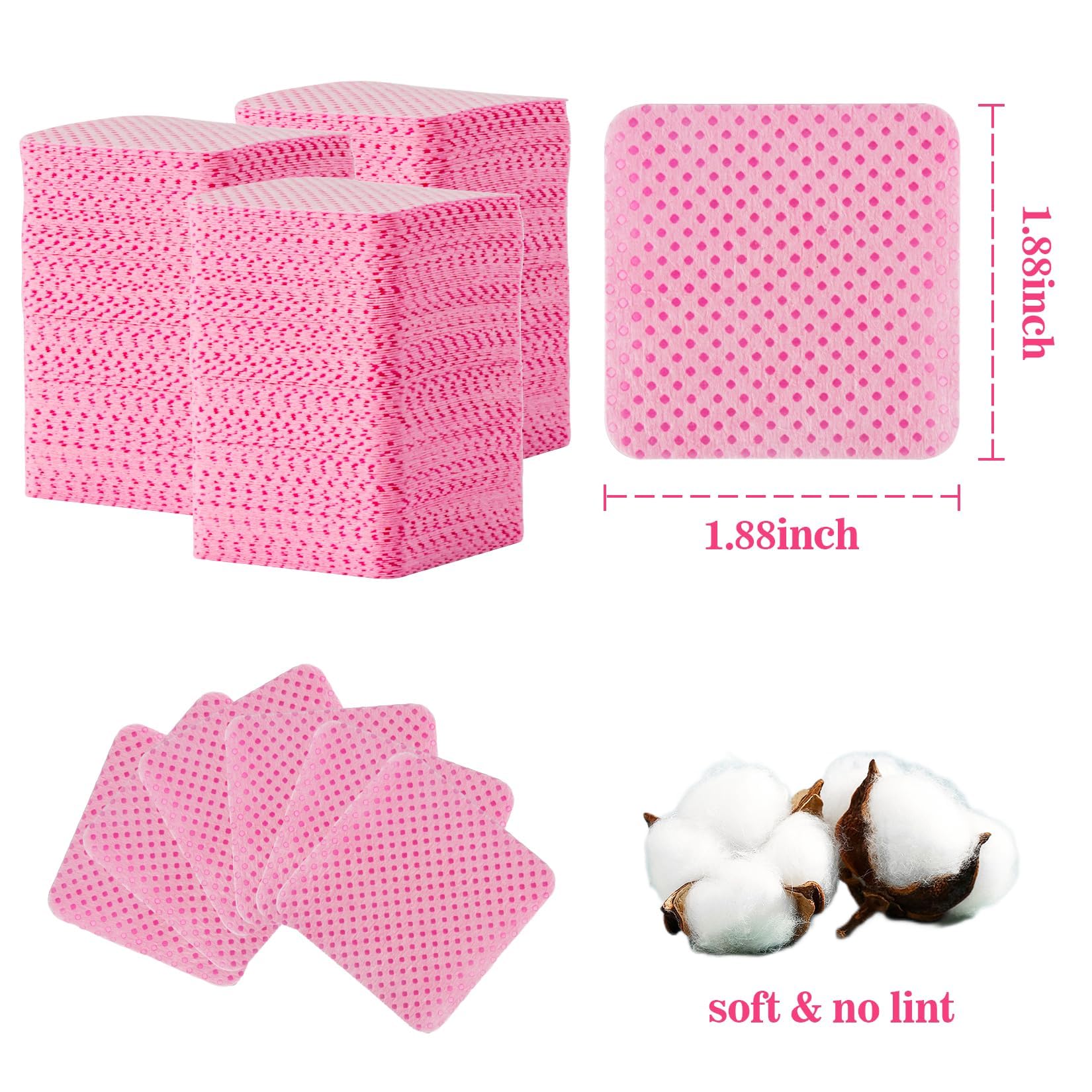 MAQIHAN pink acetone wipes for quick polish removal
