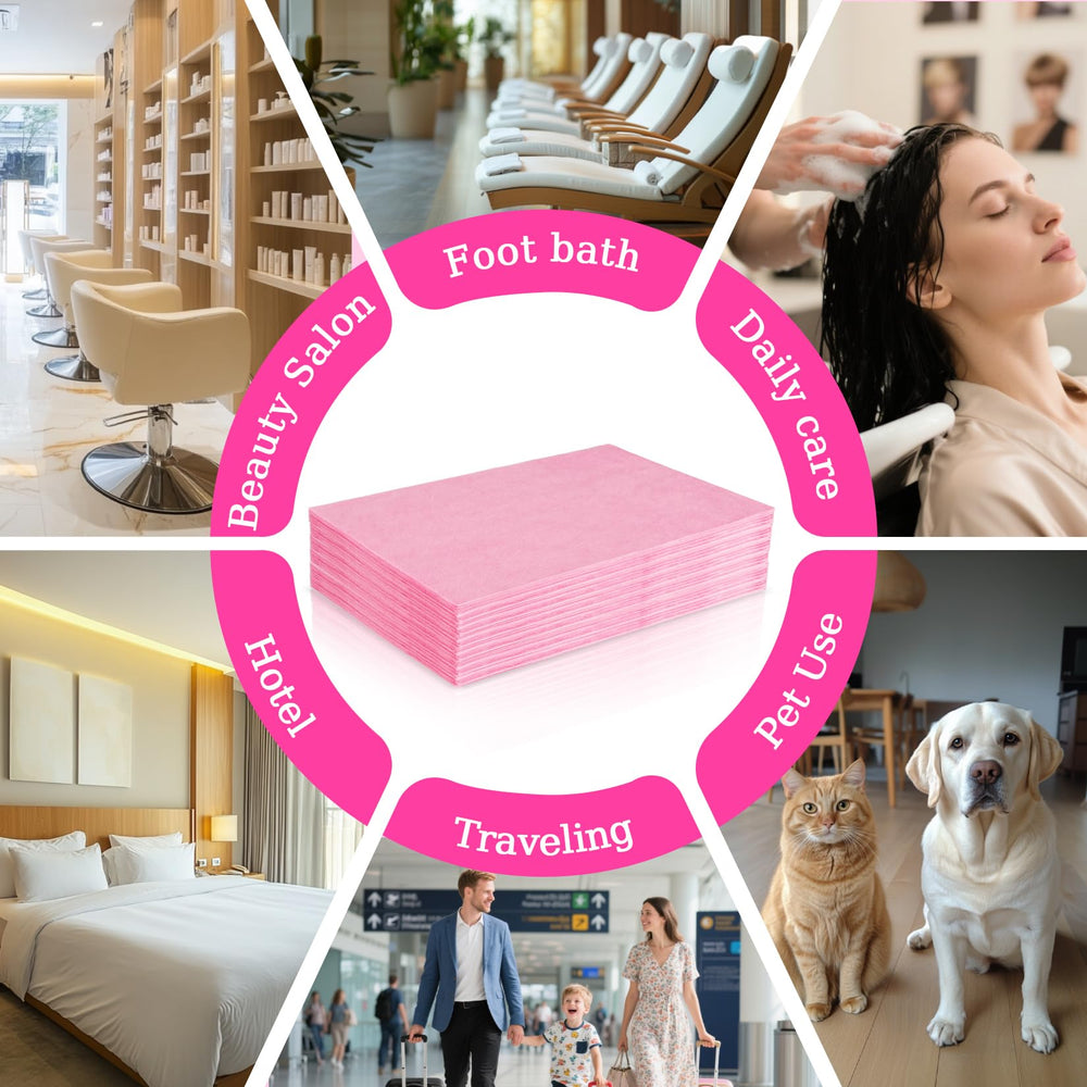 MAQIHAN pink disposable bed sheets for beauty, tattoo, and massage sessions