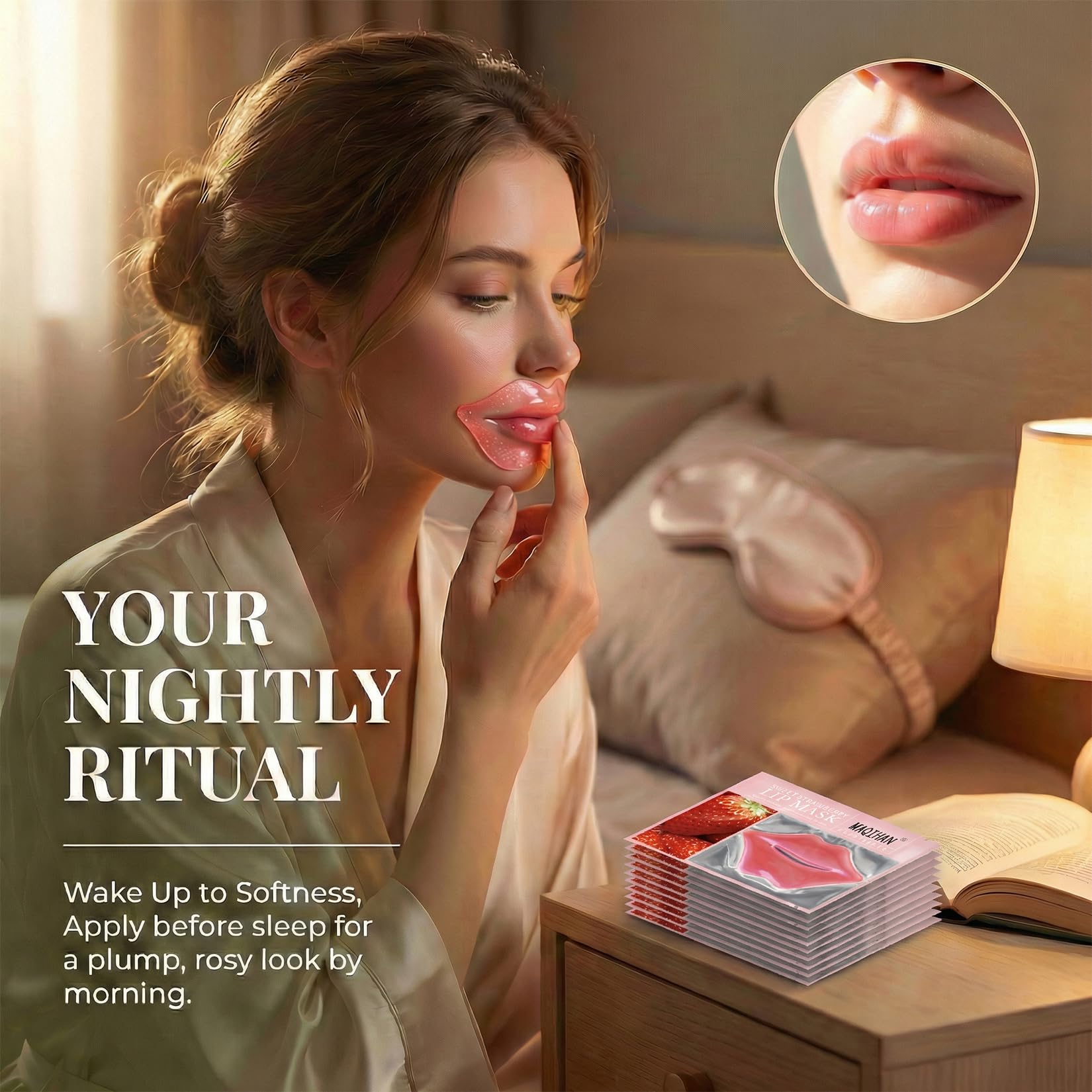MAQIHAN ritual nocturno de labios para cuidado relajante