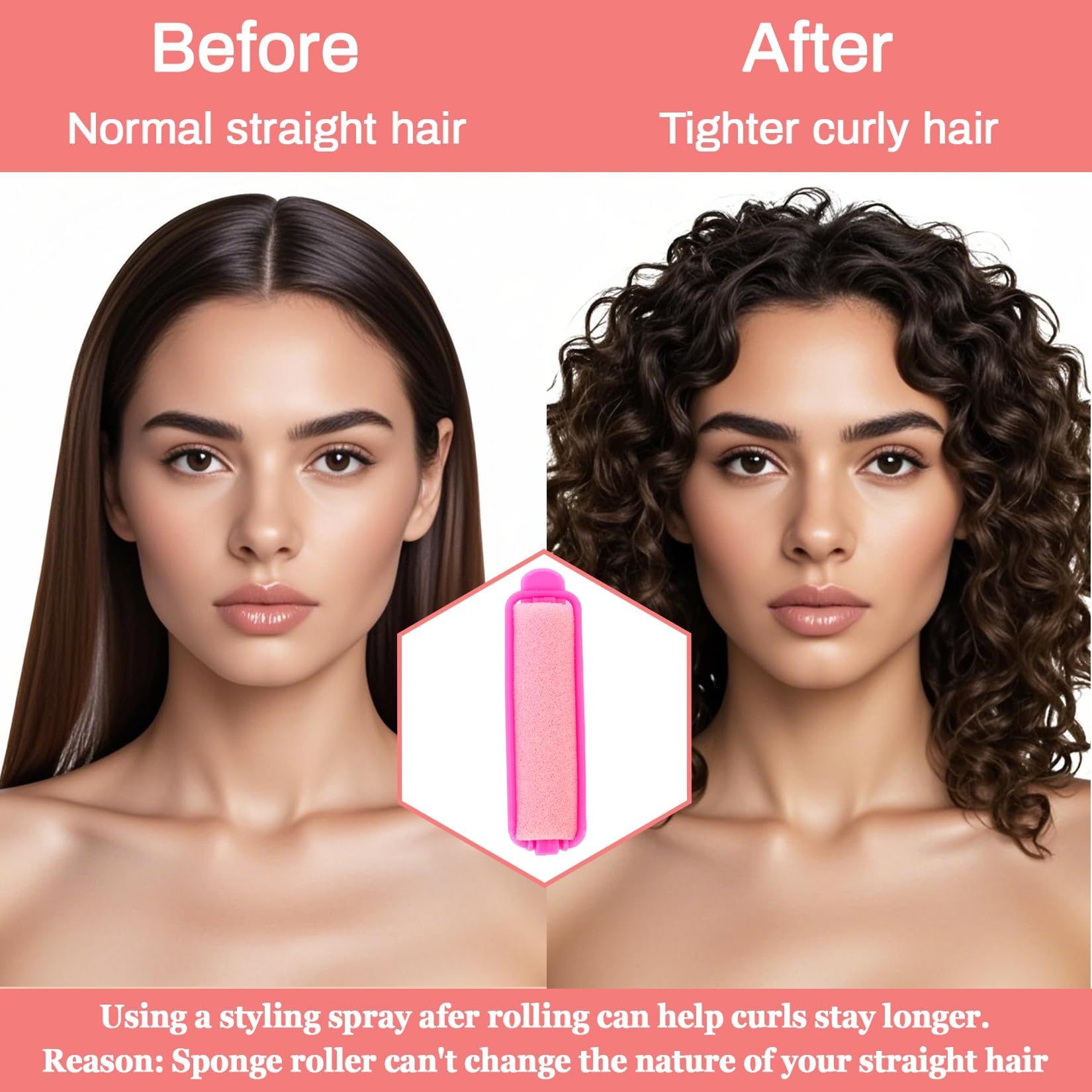 MAQIHAN sleep-styling use demonstrates hands-off curling overnight.