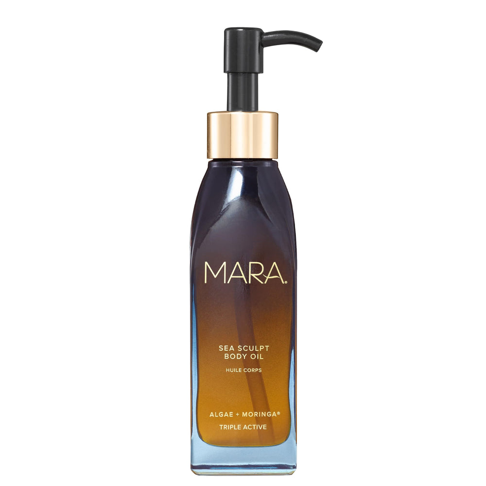 MARA Sea Sculpt Bottle closeup highlighting hydration