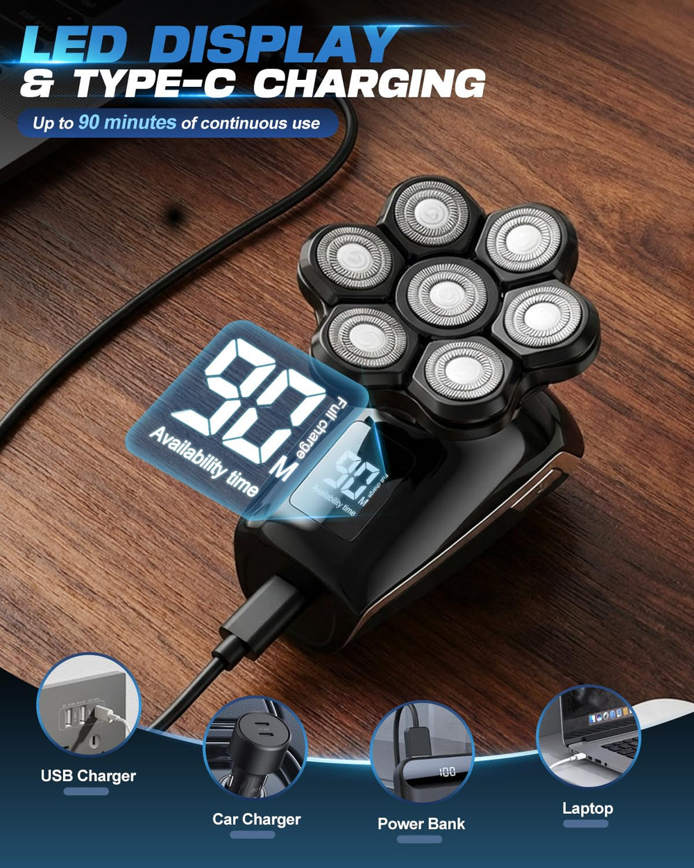 Maraiss 5-in-1 grooming kit includes a nose trimmer for precise grooming.