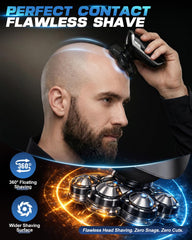 Maraiss IPX7 waterproof shaver for wet and dry use.