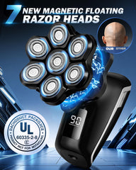 Maraiss shaver uses skin-safe double-layer protection to reduce nicks.