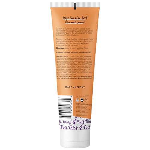 Marc Anthony Acondicionador Biotina Engrosante — textura ligera para cabello fino y disciplinado.