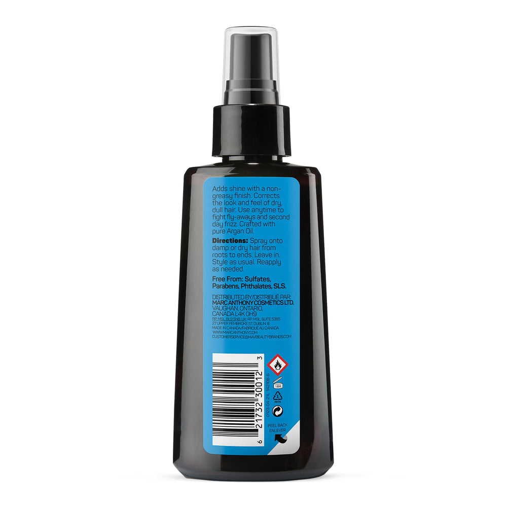 Marc Anthony Argan Oil smoothing cream packaging, sulfate-free and paraben-free.