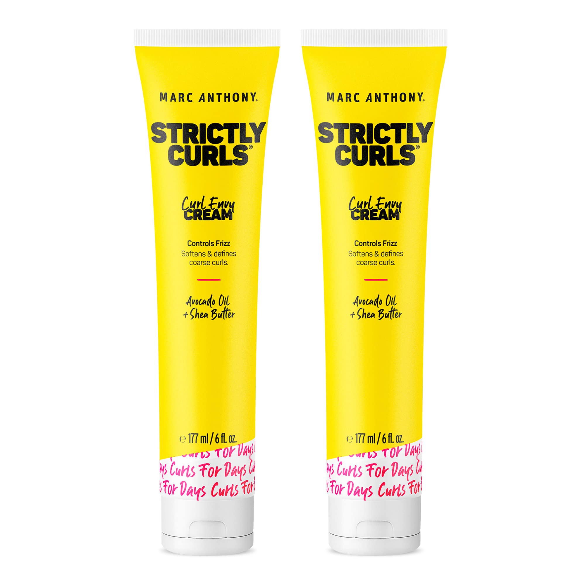 Marc Anthony crema rizos envase derrame para peinados definidos.