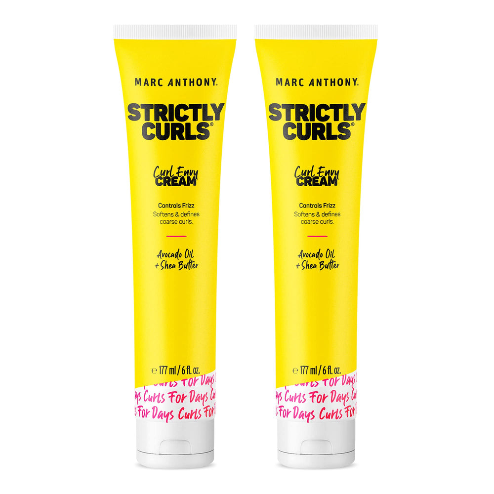 Marc Anthony crema rizos envase derrame para peinados definidos.