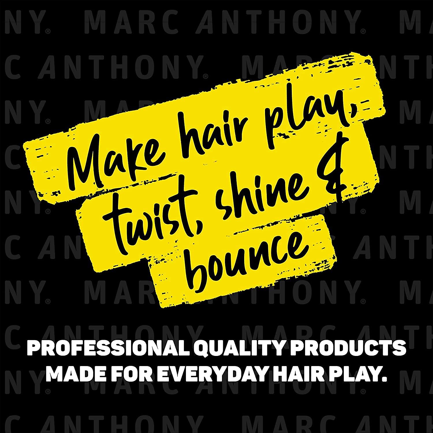 Marc Anthony Grow Long shampoo packaging shows the 8.4 oz size.