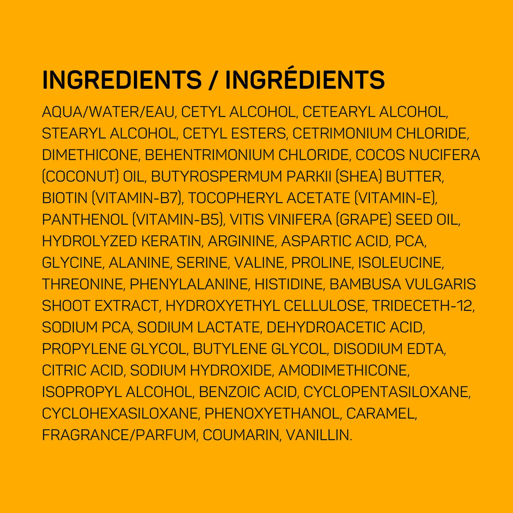 Ingredientes coco y karite de Marc Anthony para cuidado capilar