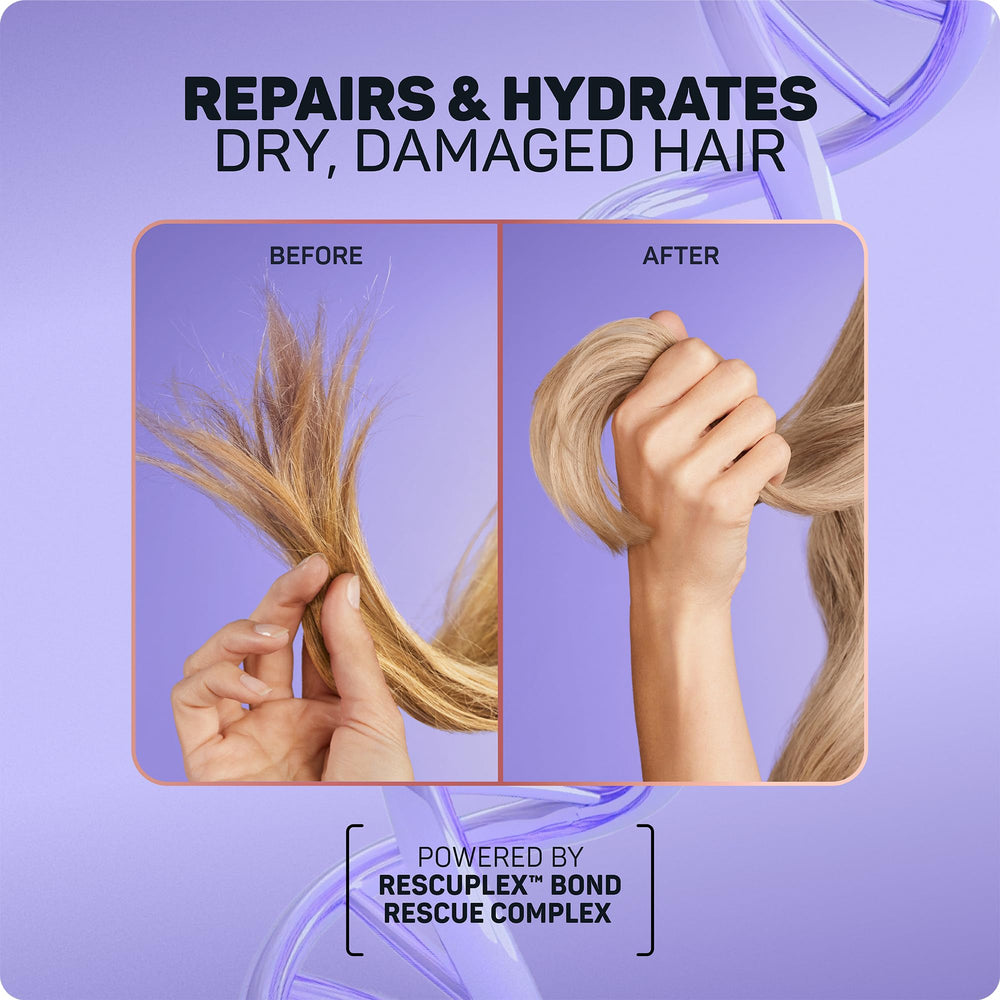 Marc Anthony Purple Conditioner in frame with shampoo pairing