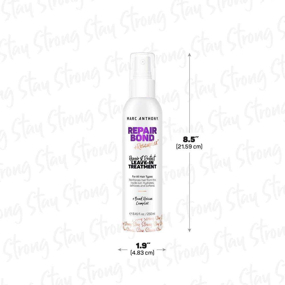 Marc Anthony Repair Bond +Rescuplex aplicación en cabello húmedo para peinado fácil