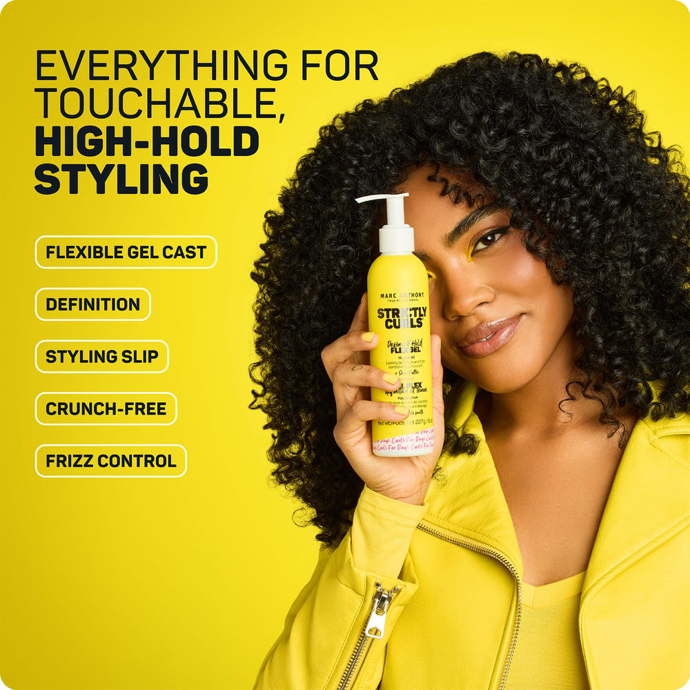 Gel Marc Anthony Strictly Curls: brillo alto y textura suave