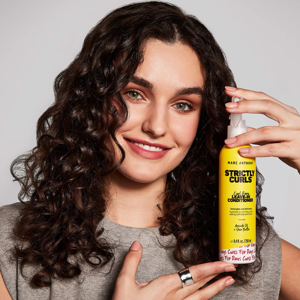 Marc Anthony Leave-In helps frizz control for bouncy curls.