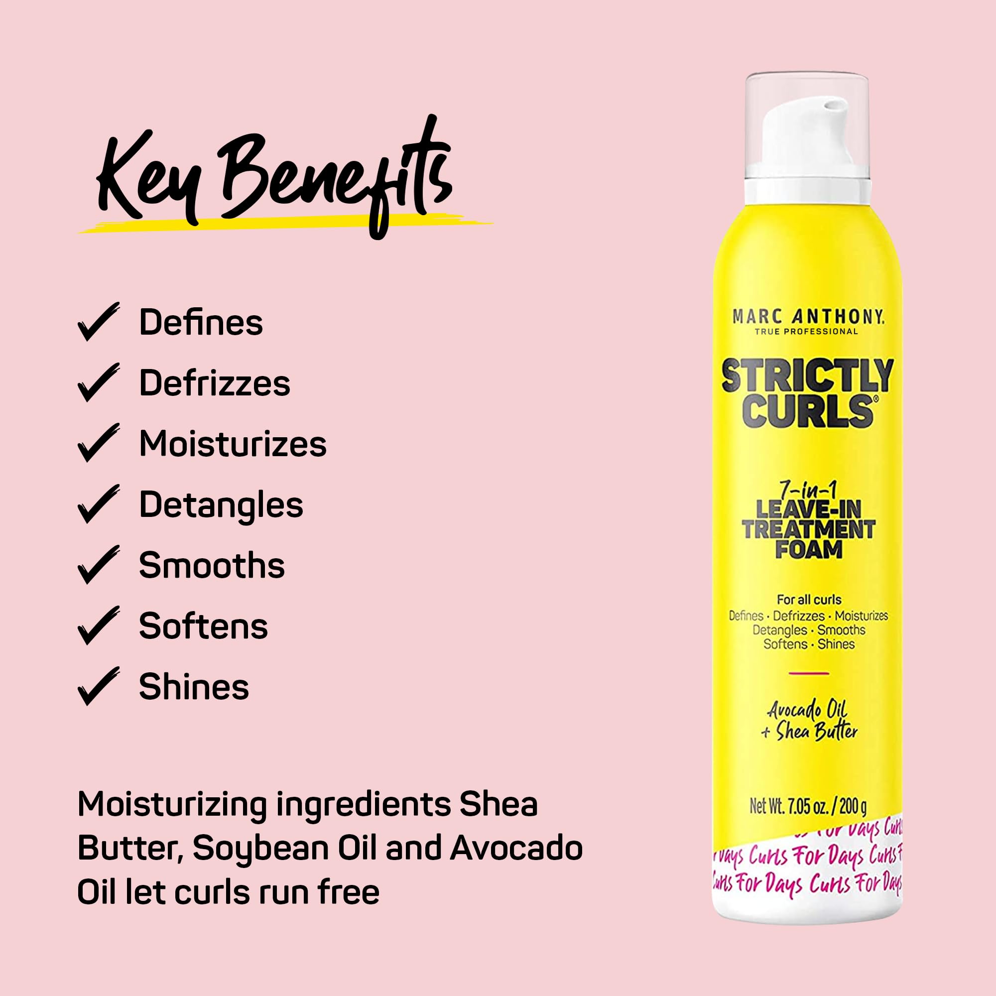 Protección contra la humedad para rizos gracias a la espuma Strictly Curls.