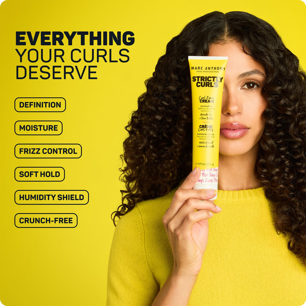Marc Anthony Strictly Curls textura-cremosa facilita la aplicación y peinado