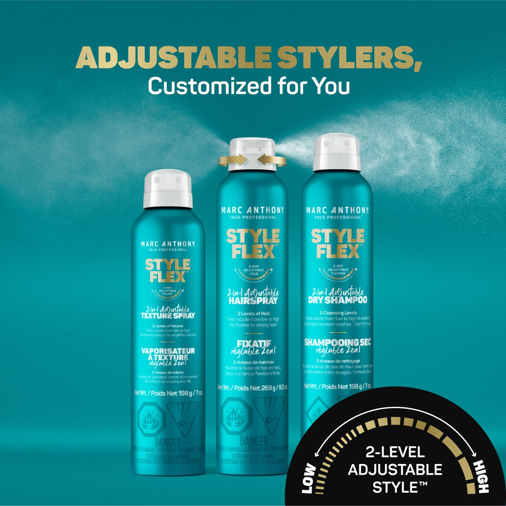 Marc Anthony Texture Spray ideal para retoques rápidos entre looks.