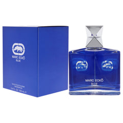 Marc Ecko Blue packaging box, premium presentation for gifting or personal care