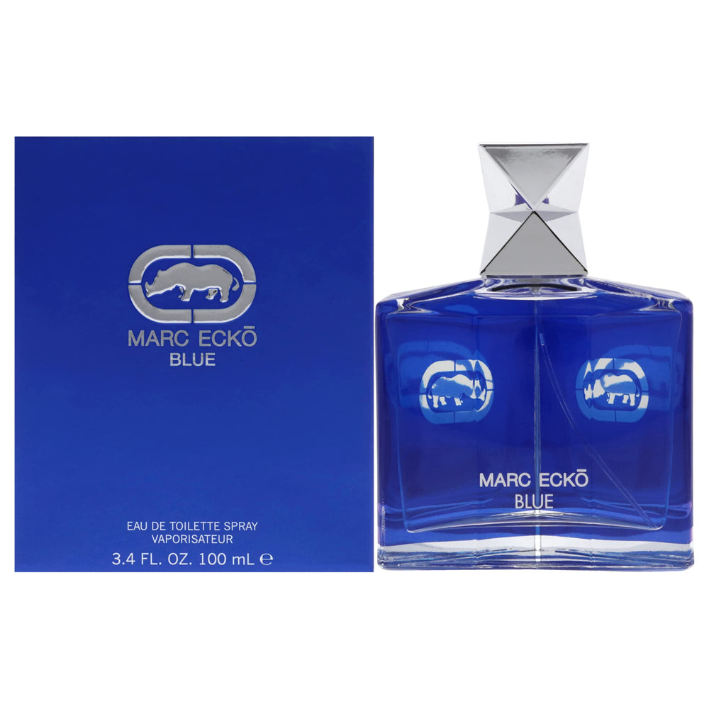 Marc Ecko Blue spray action, quick refinement with a subtle linger