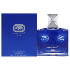 Marc Ecko Blue spray action, quick refinement with a subtle linger