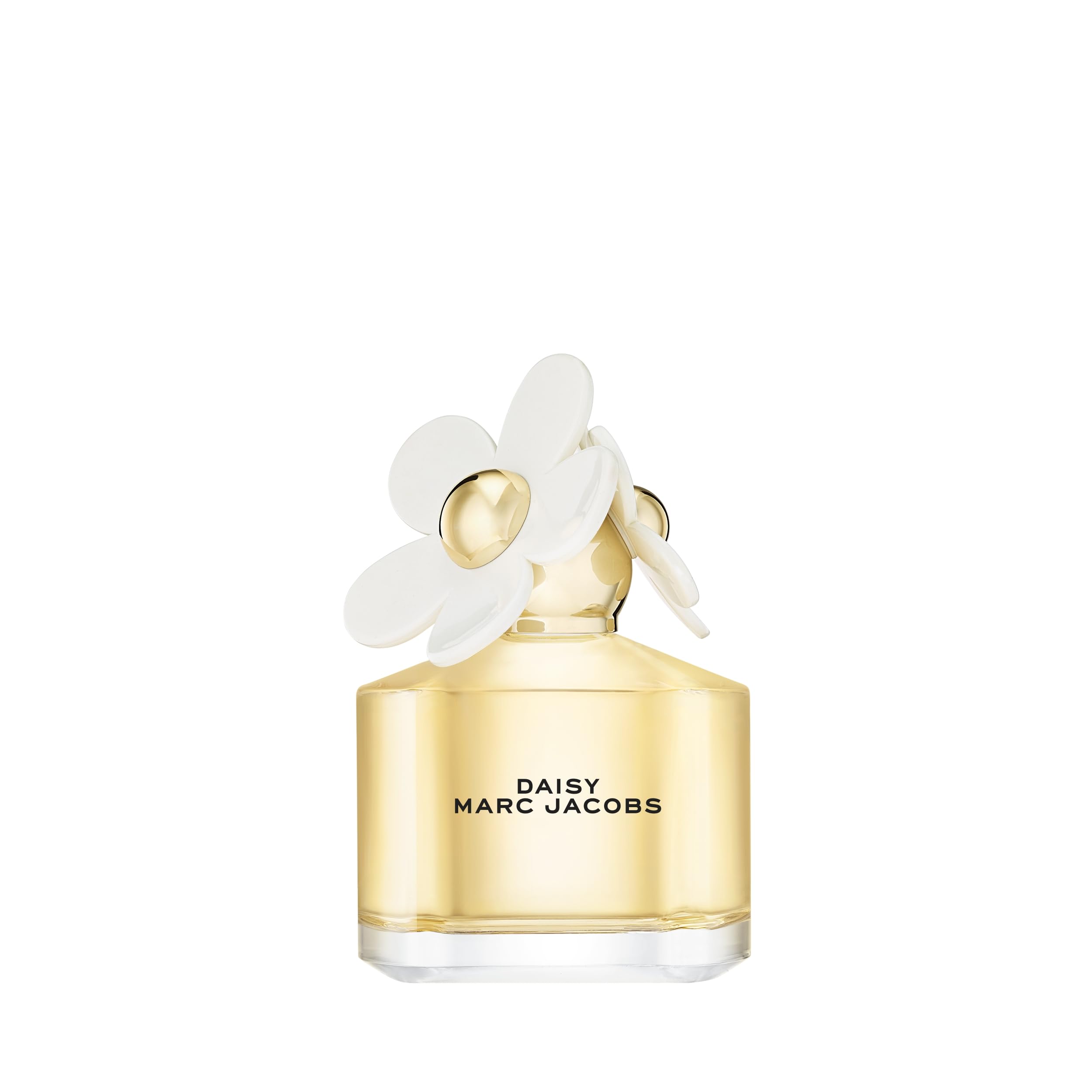Marc Jacobs Daisy EDT bottle cap with daisies for a playful signature scent.
