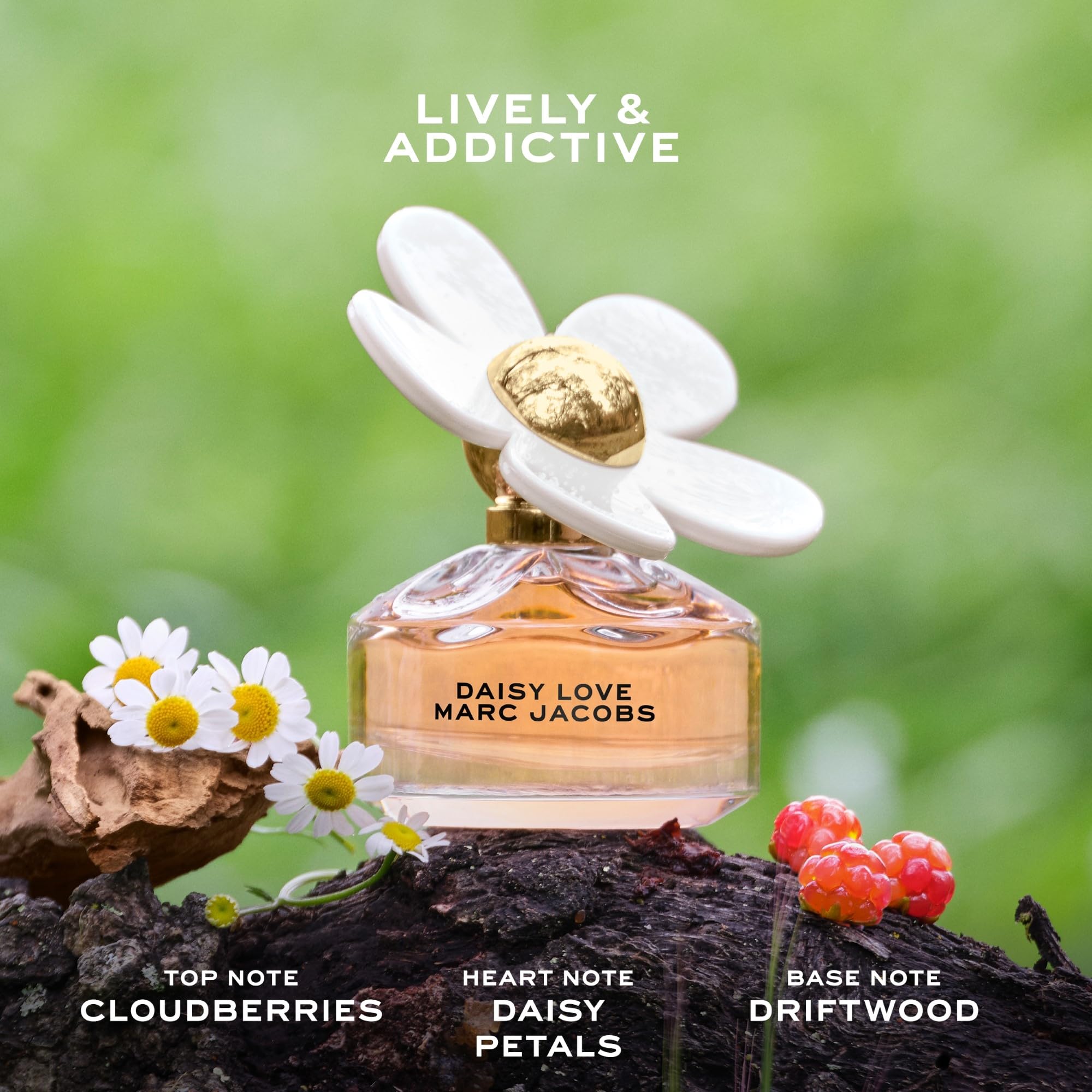 Marc Jacobs Daisy Love travel spray cap for compact portability