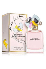 Marc Jacobs Perfect EDP bottle with pink cap showcasing playful design for daily wear