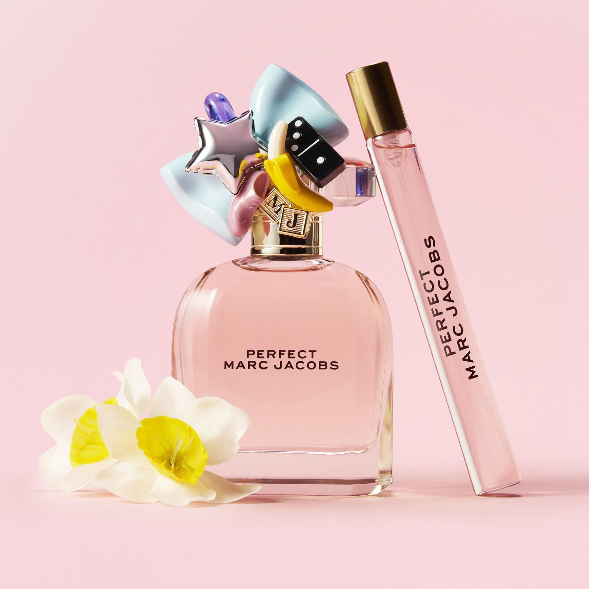 Marc Jacobs Perfect packaging box pink with brand styling.