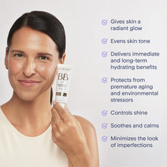 Marcelle BB Cream Golden Glow offers an illuminated, natural finish.