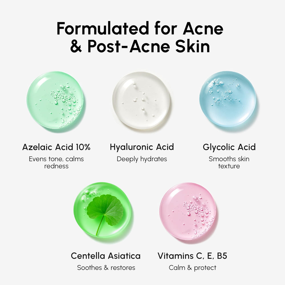 MAREE 10% Azelaic Acid label hints active exfoliation.