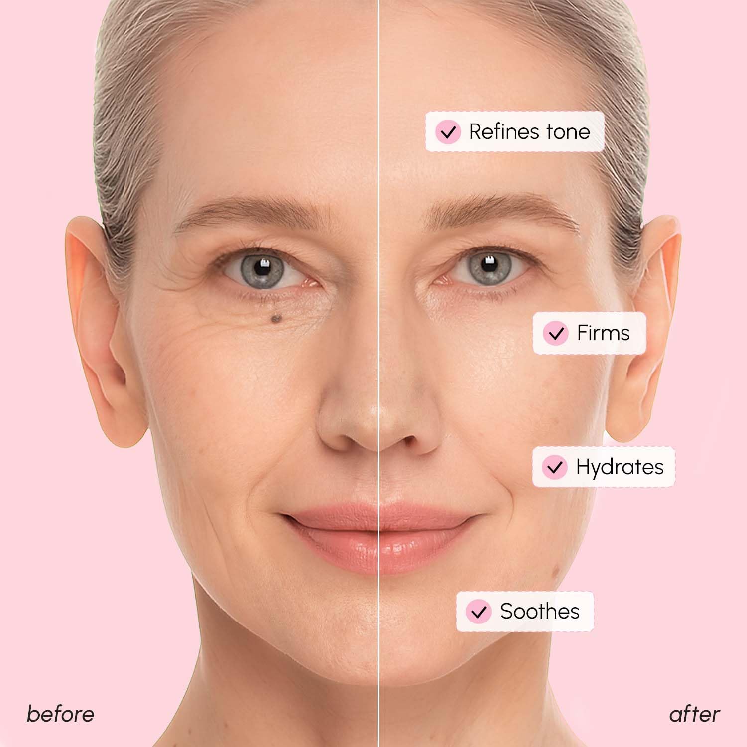 MAREE Brightening toner pad supports even tone and glow.