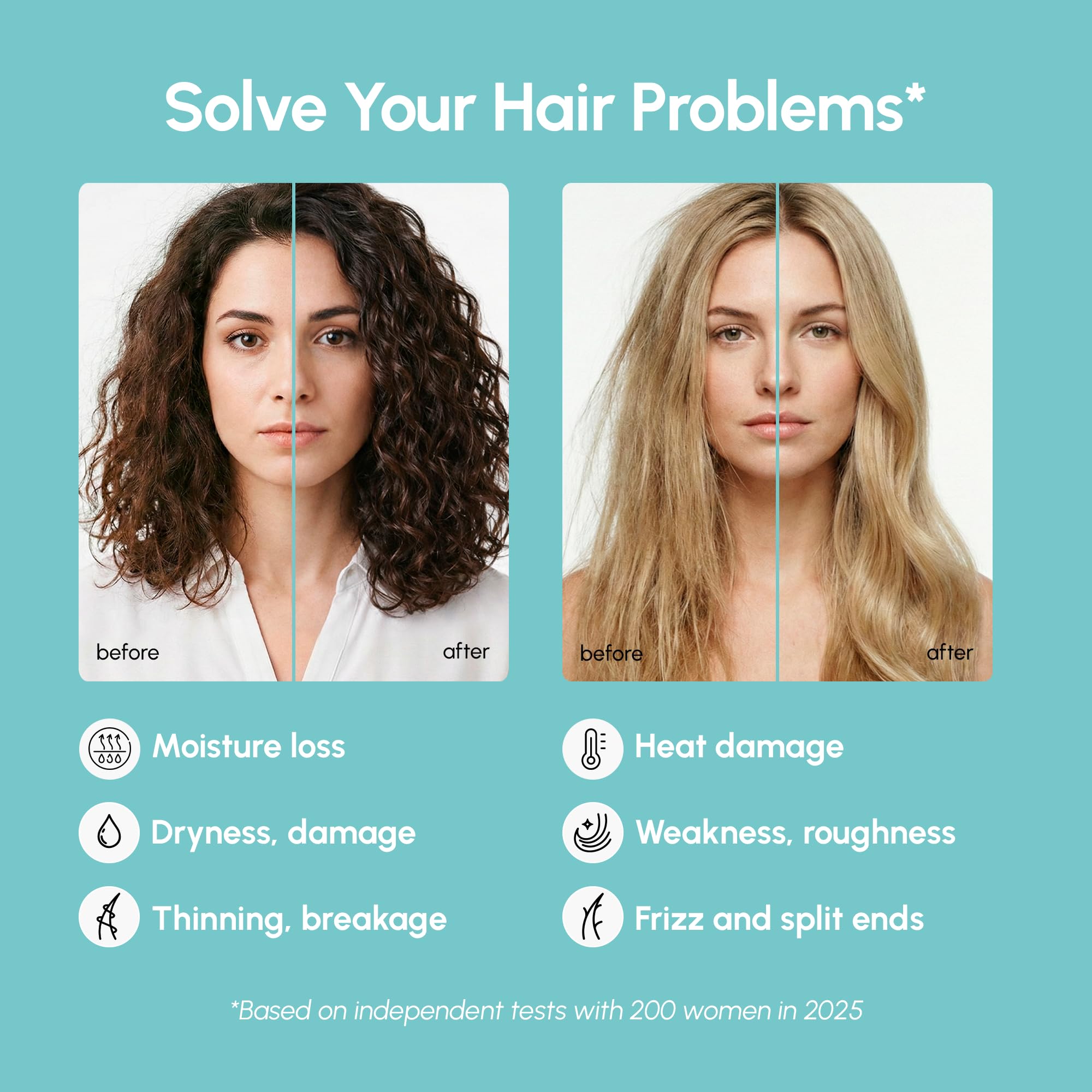 MAREE Keratin Biotin formula close up highlighting strengthening ingredients