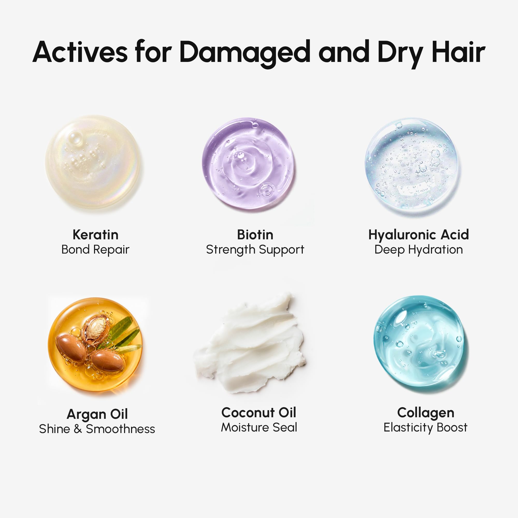 MAREE Oils and panthenol scene emphasizing deep moisture and shine