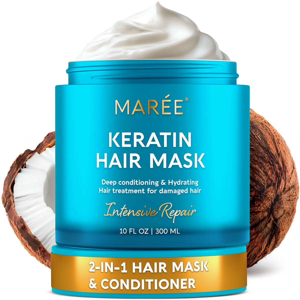 MAREE Deep Conditioning Mask bottle for hydrating dry, damaged hair
