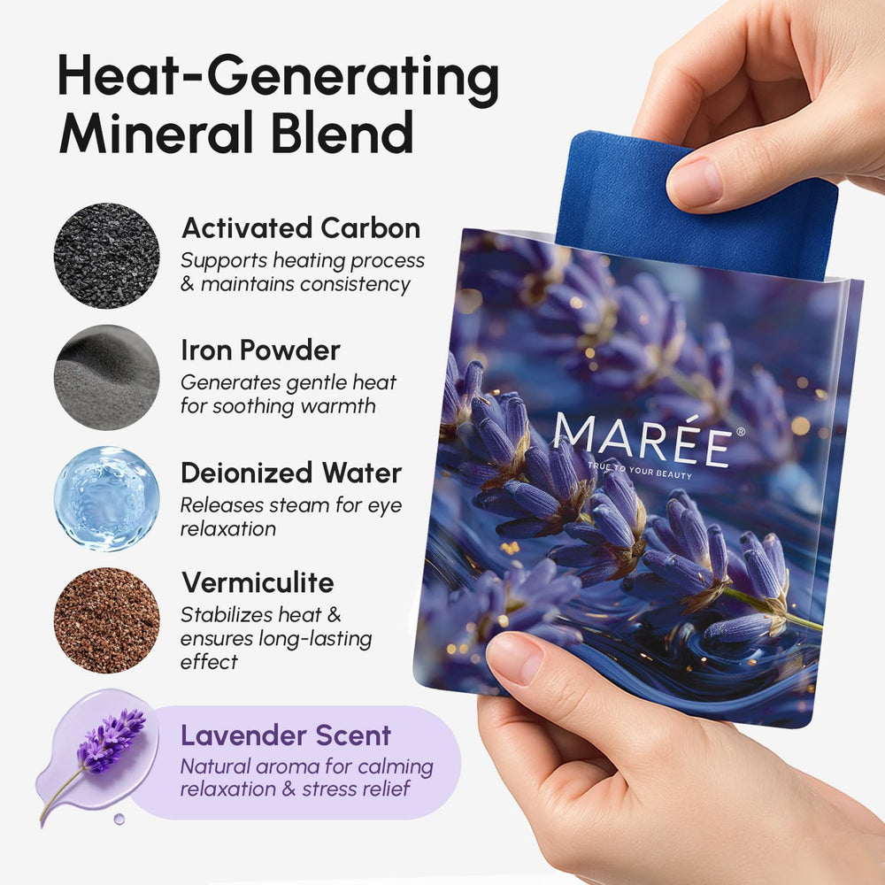 MAREE dry eyes relief represented by night-time routine