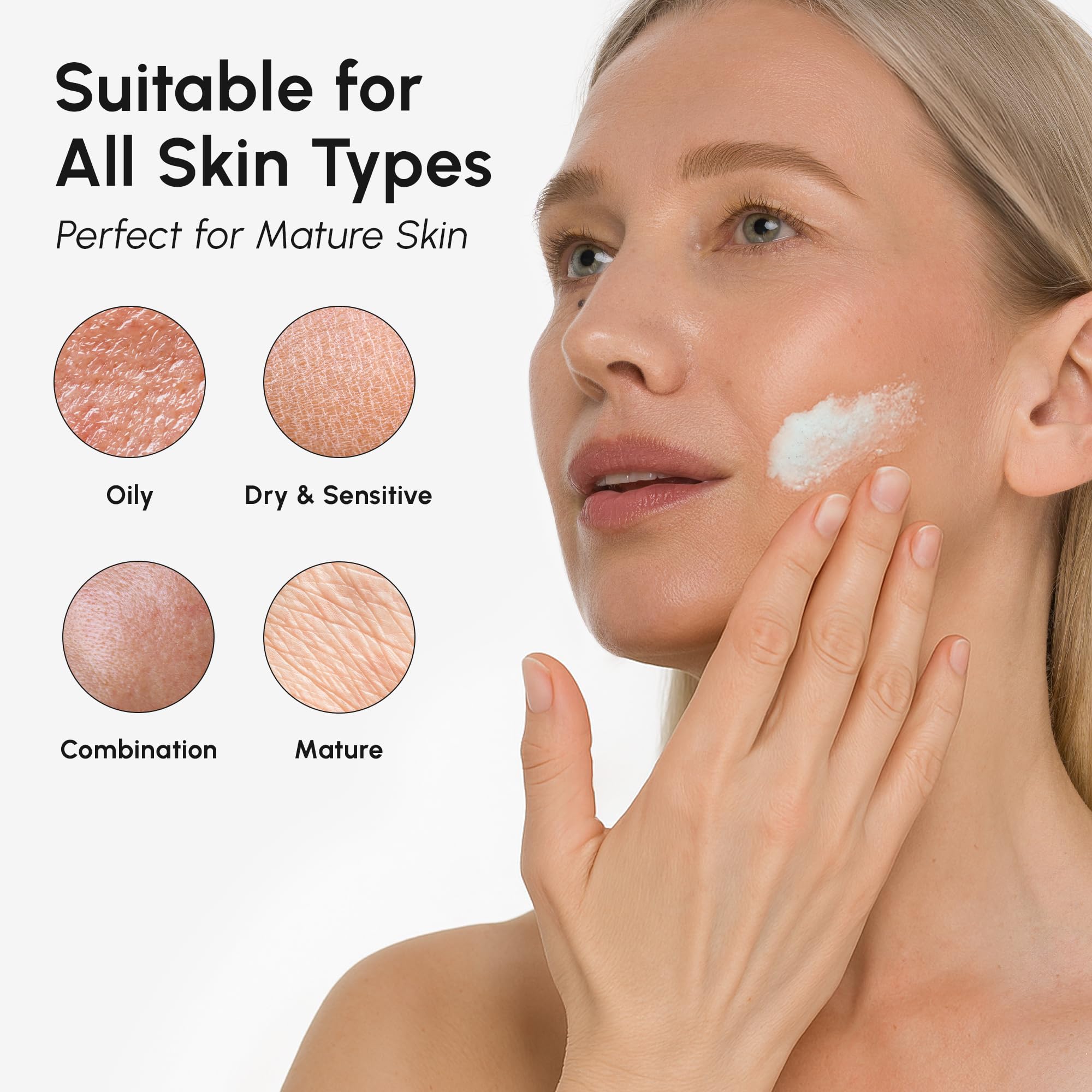MAREE exfoliante facial brillo natural tras cada uso