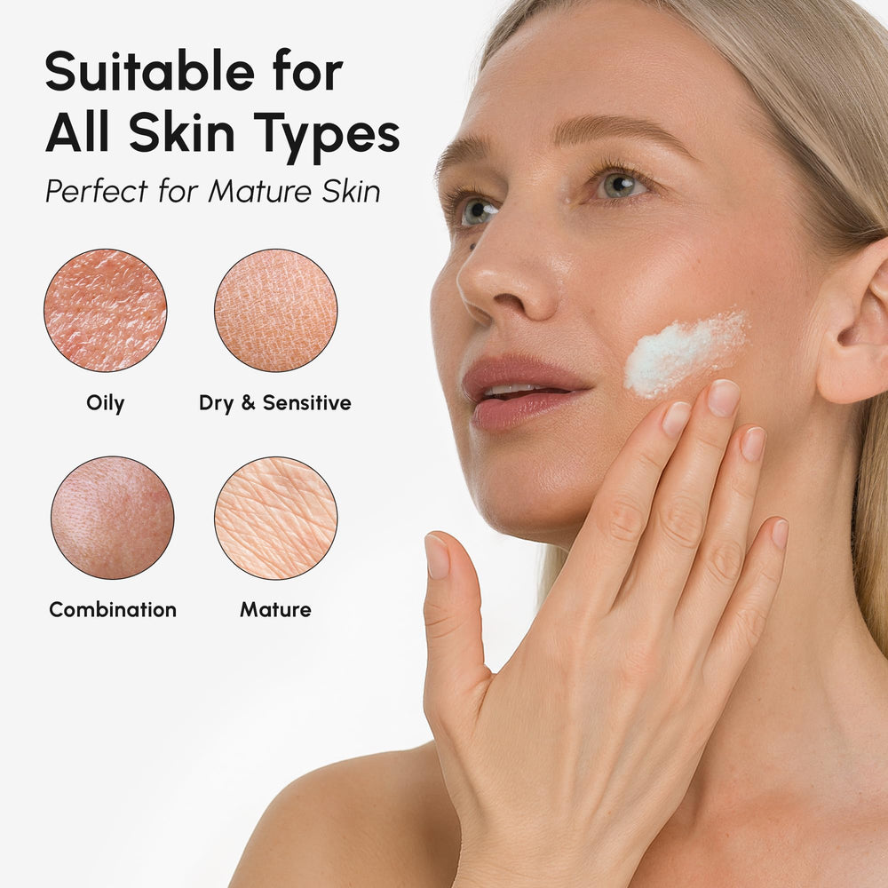 MAREE exfoliante facial brillo natural tras cada uso