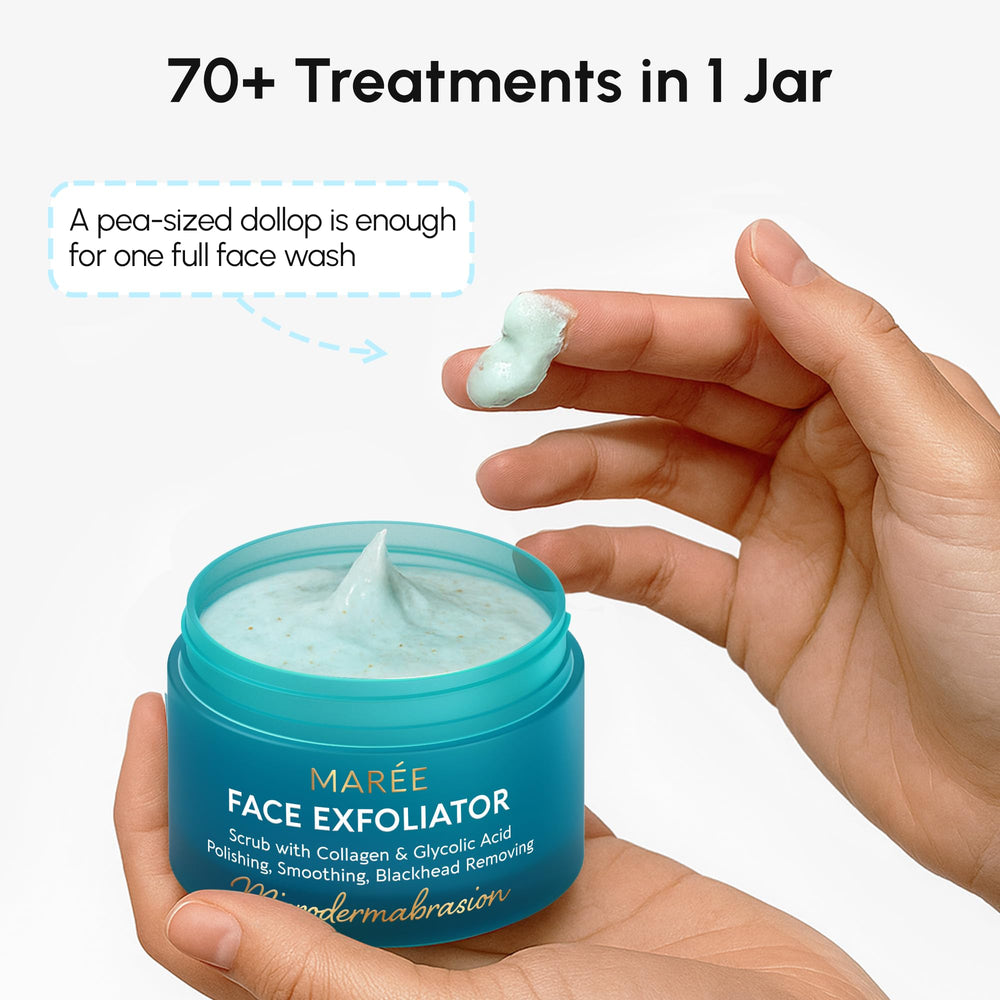 MAREE exfoliante facial niacinamida y camelia para tono equilibrado