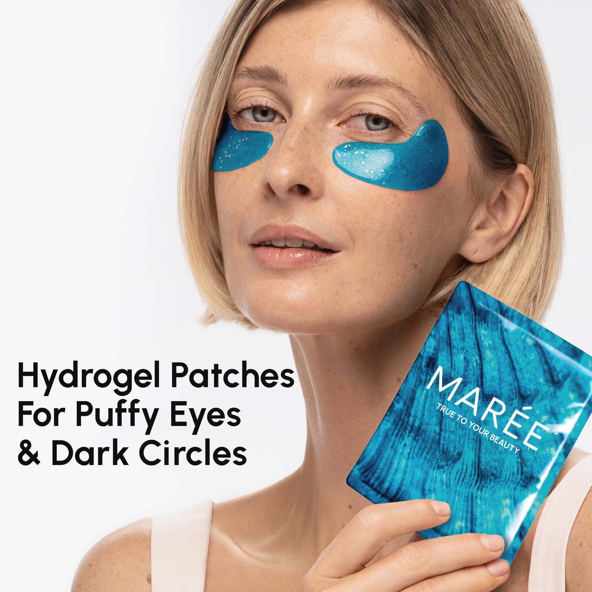 MAREE Eye Gels close-up texture showing gel hydration.