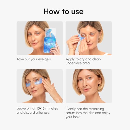 MAREE Eye Gels sustainable packaging commitment illustrated.