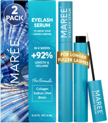 MAREE Eyelash Serum bottle front view boosts natural lash growth gently.