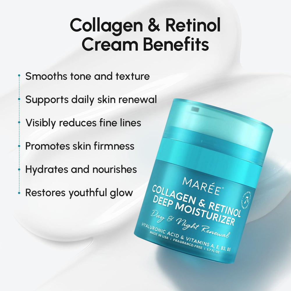 MAREE application on palm demonstrates easy morning skincare routine