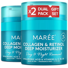 MAREE Face Moisturizer bottle front view for hydrated, refreshed skin