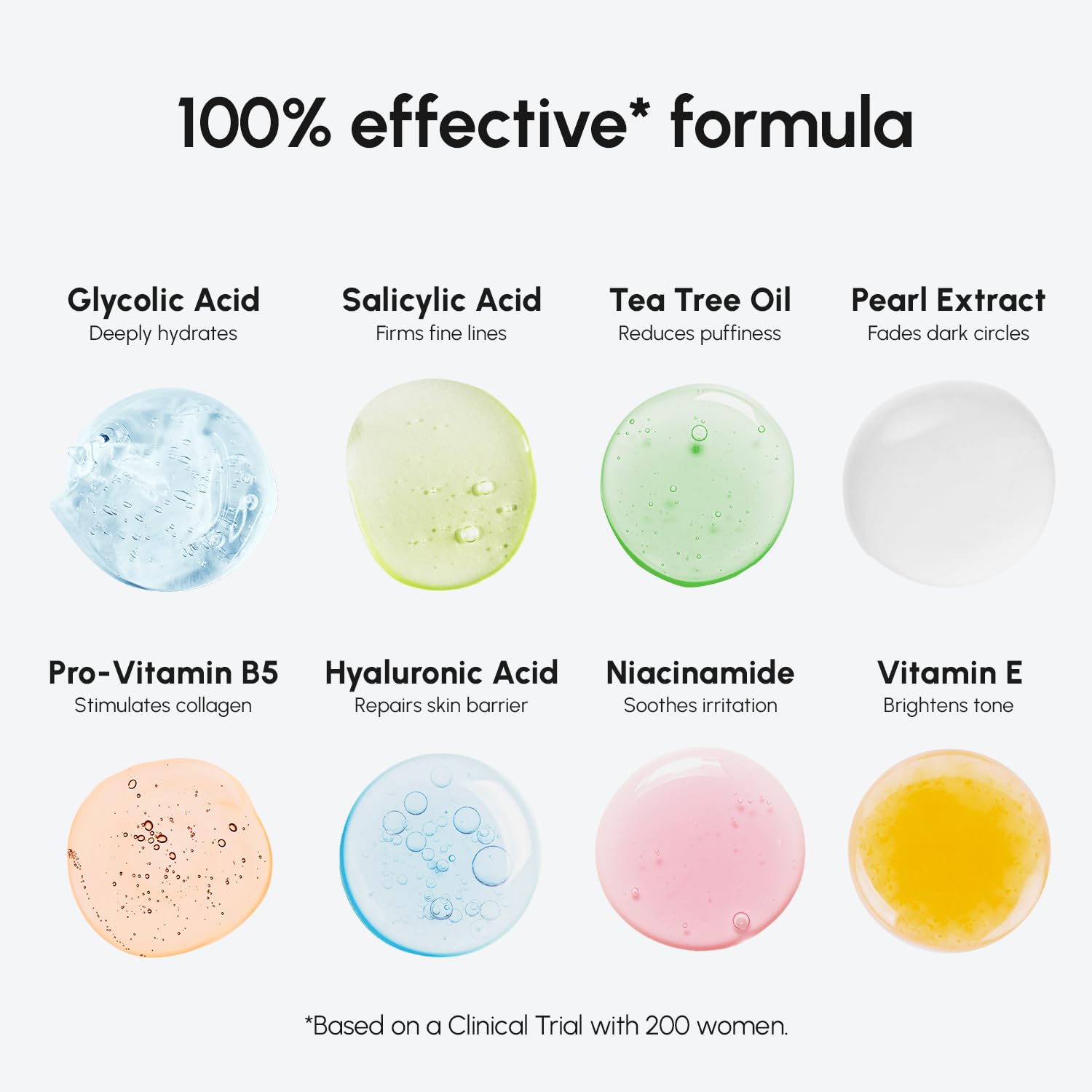 MARÉE Glycolic pad close-up with tea tree oil detail