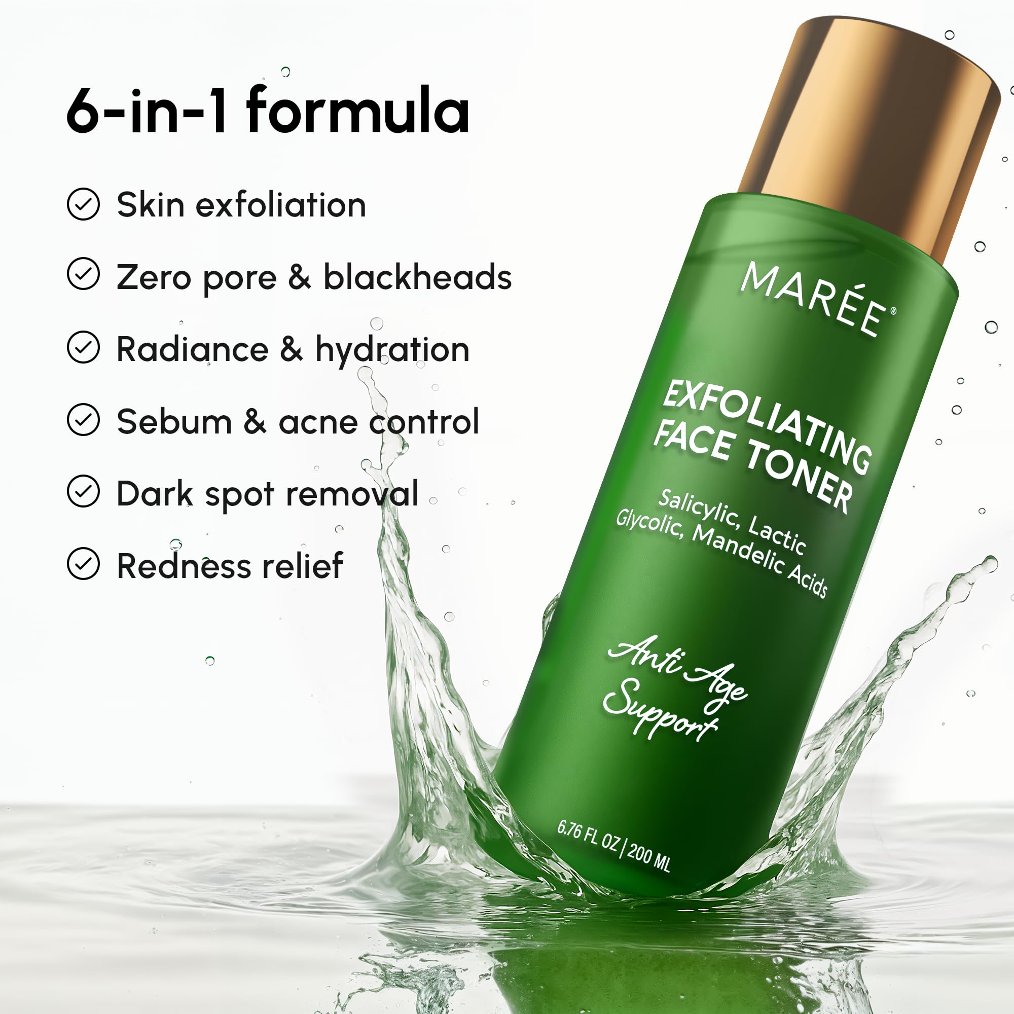 MAREE Hyaluronic acid infusion demonstrates gentle hydration during exfoliation