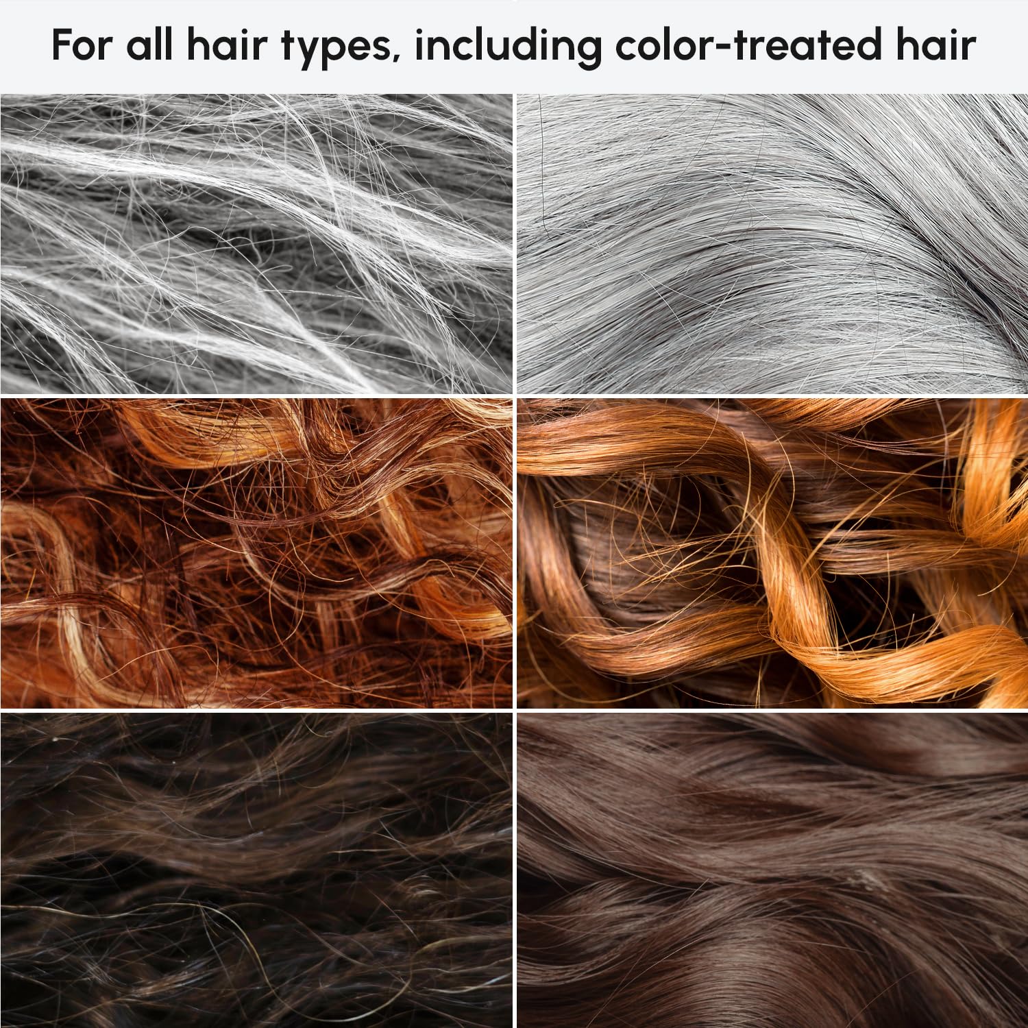 MAREE Color-treated hair care close-up showing color protection.