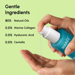 MAREE Limpieza profunda del rostro: aceite que limpia poros sin obstruir.
