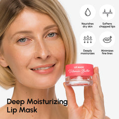 MAREE mascarilla labial nocturna: ingredientes nutritivos para labios sanos.