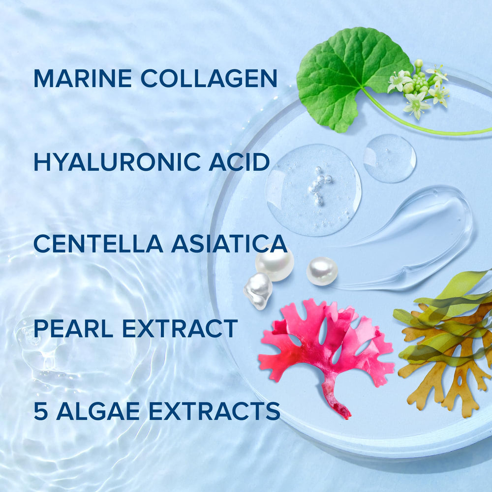 MAREE mascarilla con extractos de algas verdes y rojas para nutrición.